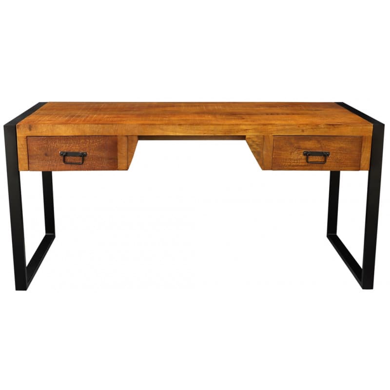 indickynabytok.sk - Písací stôl Retro 160x76x70 indický masív mango