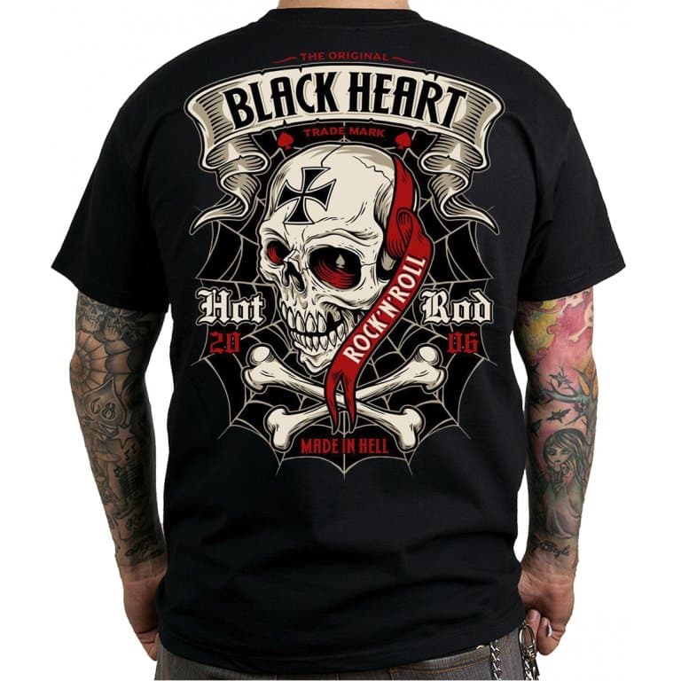 BLACK HEART Crusty Demons čierna - L
