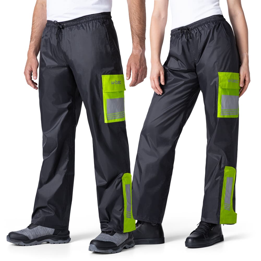 W-TEC Colnari čierna-fluo zelená - S