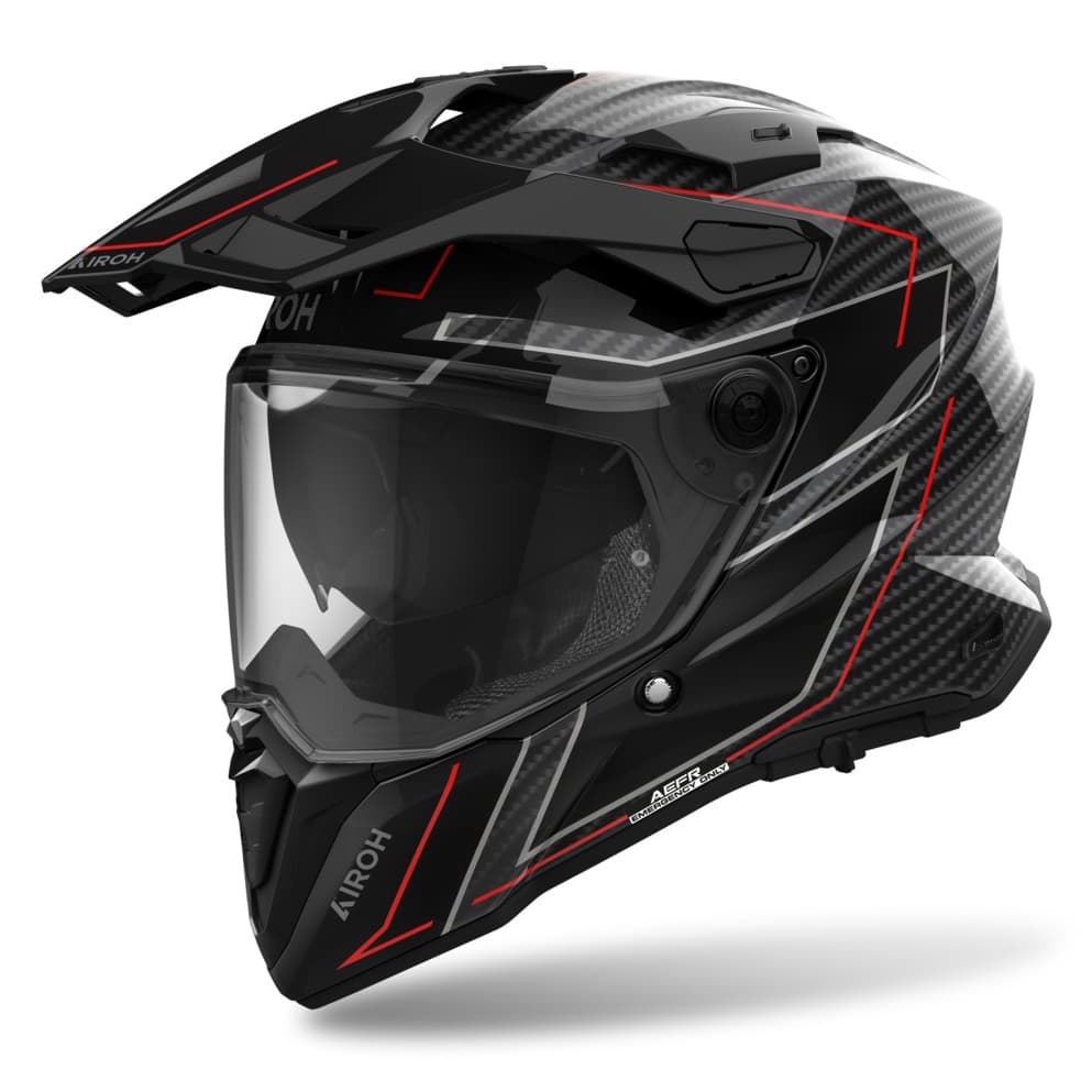 AIROH Commander 2 Carbon Stylish lesklá M (57-58)