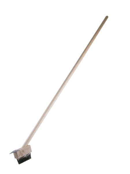 Kinekus Kartáč oceľový na čistenie špár s násadou 140cm