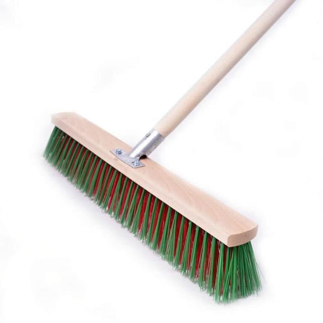 Kinekus Metla cestárska, 50cm, drevená, kovový úchyt s násadou