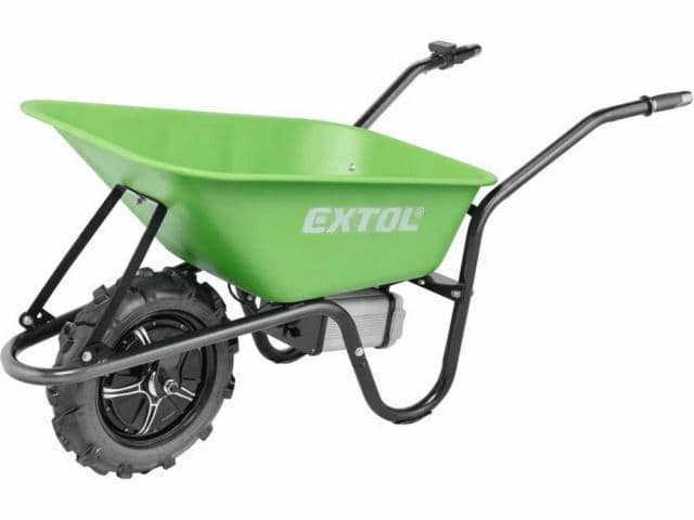 EXTOL PREMIUM Fúrik na akumulátorvý pohon, 80L, max. 150kg, 6km/h