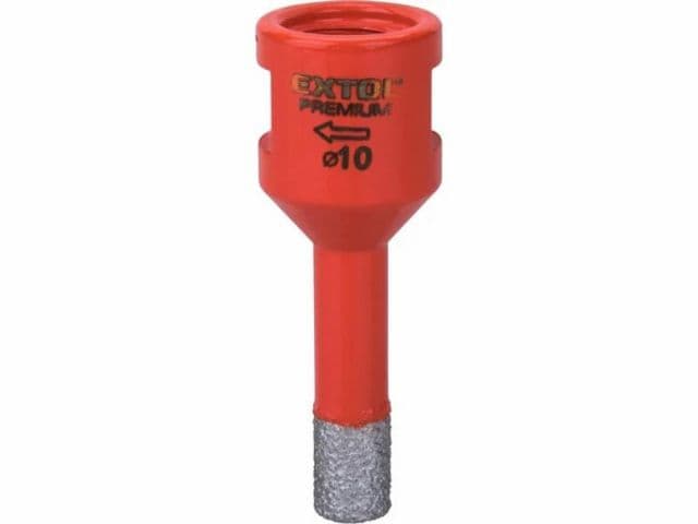 EXTOL PREMIUM Vrták korunkový diamantový do karbobrúsky, 10mm