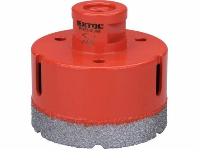 EXTOL PREMIUM Vrták korunkový diamantový do karbobrúsky, 68mm