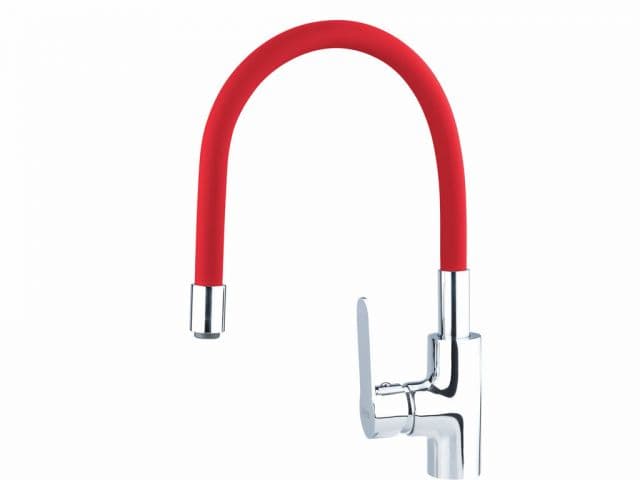 Kinekus Batéria stojánková, flexibilné horné rameno, 550mm, červené, 35mm