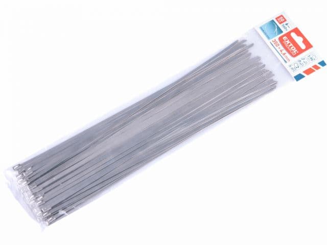 EXTOL PREMIUM Pásky sťahovacie, antikorové 4,6x350 mm, 50 ks