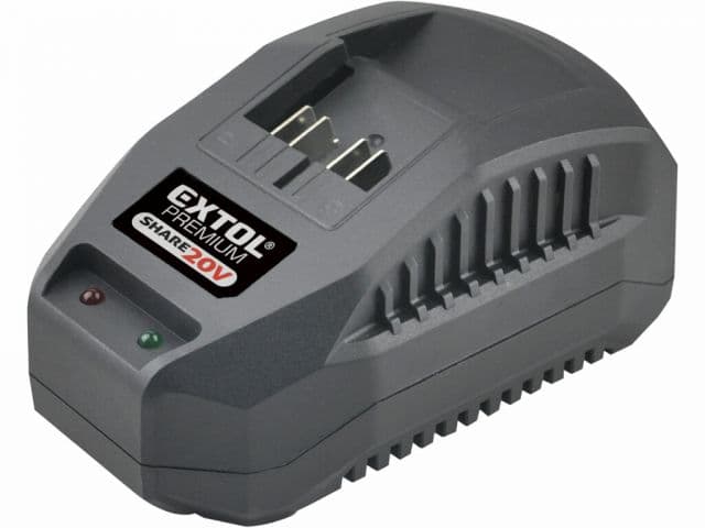 EXTOL PREMIUM Nabíjačka AKU bateriek Share 20V / 2,4A