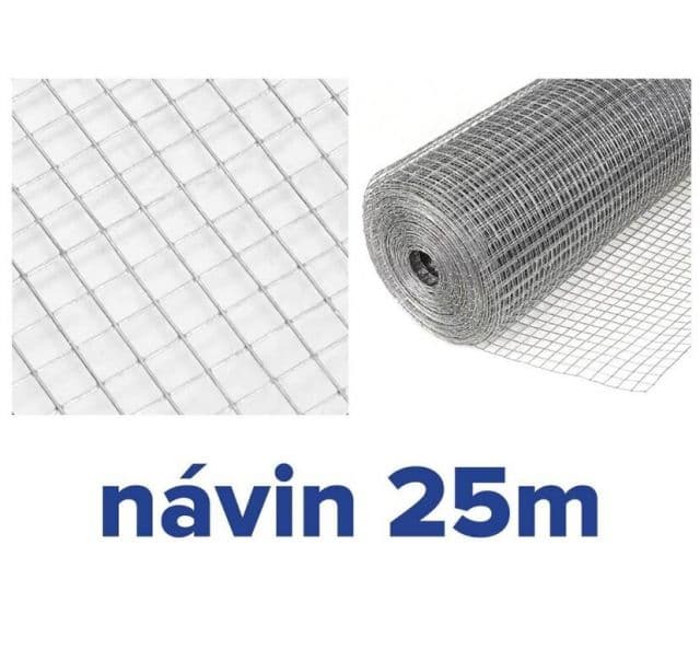 Kinekus Pletivo pozinkované, štvorec, 19x19/1,4x1000x25m, zvárané, GARDENKUS