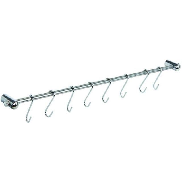 Kinekus Tyč závesná kuchynská + 8 háčikov, 54 cm KLC
