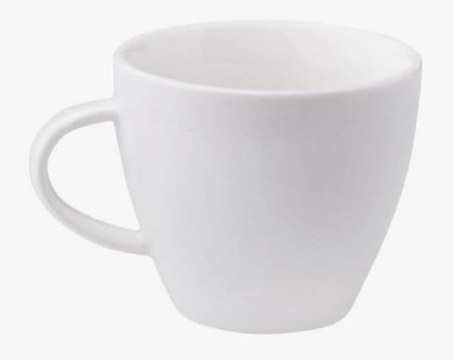 Kinekus Šálka na kávu biela 80ml KUBIKO FALA