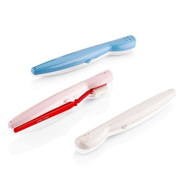 Kinekus Puzdro na zubnú kefku plastová 20,5,3,2,3cm SMILE, mix farieb