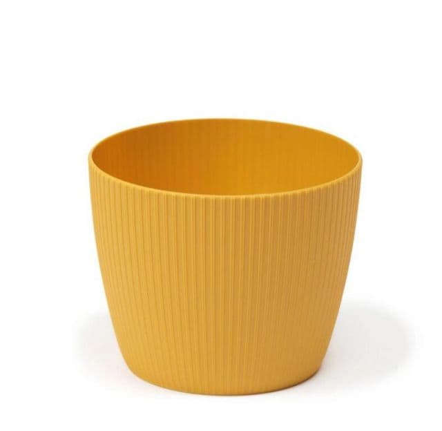 Kinekus Kvetináč plastový, priemer 220mm, MAGNOLIA JUMPER, okrový, výška 177mm