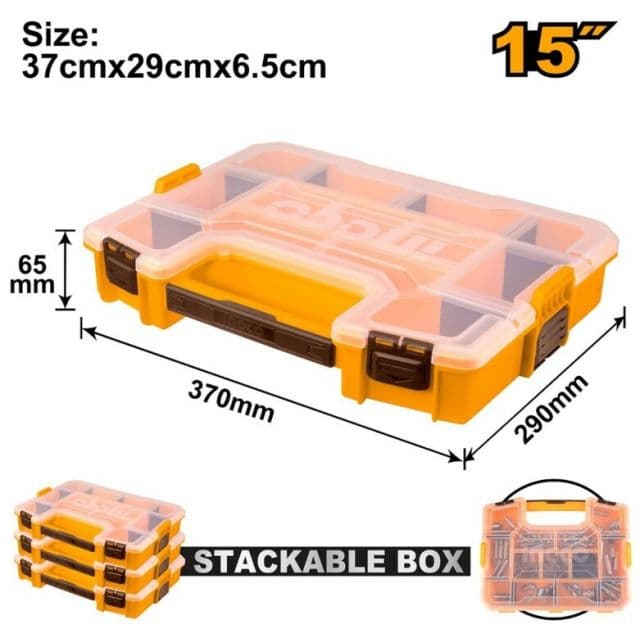 INGCO Organizér stohovateľný 37x29x6,5cm INGCO KLC