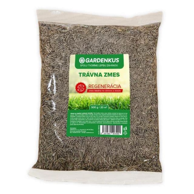 GARDENKUS Trávna zmes DOSEV - regeneračná 500g GARDENKUS