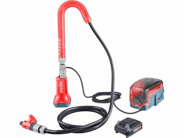 EXTOL PREMIUM Čerpadlo ponorné do suda aku Share20V, 1x 2Ah, 1800 l/h, max. 17,5m, EXTOL PREMIUM