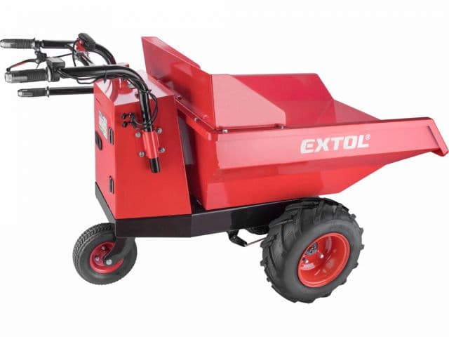 EXTOL PREMIUM Dumper – transportér s elektrickým pohonom, 400kg, 200L, 48V/15Ah, EXTOL PREMIUM