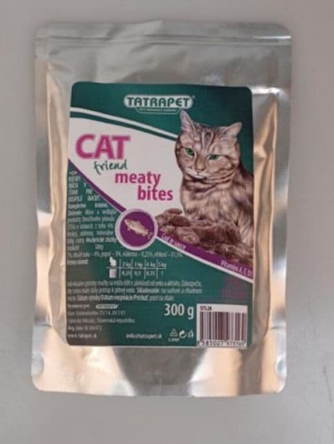 TATRAPET Kapsička pre mačku 300g, treska, CAT FRIEND