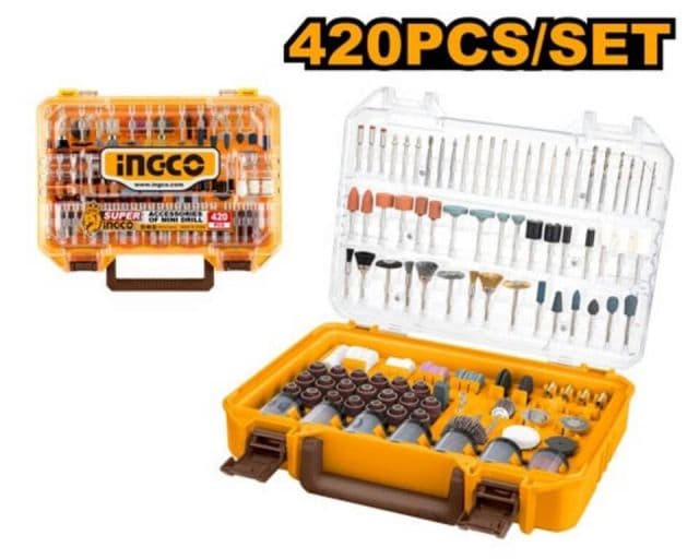 INGCO Sada 420 ks príslušentstva pre MINI brúsku INGCO