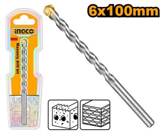 INGCO Vrták do betónu, 6x100mm INGCO Industrial KLC
