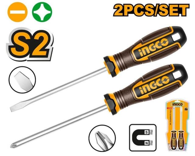 INGCO Skrutkovač krížový S2 sada 2ks INGCO INDUSTRIAL