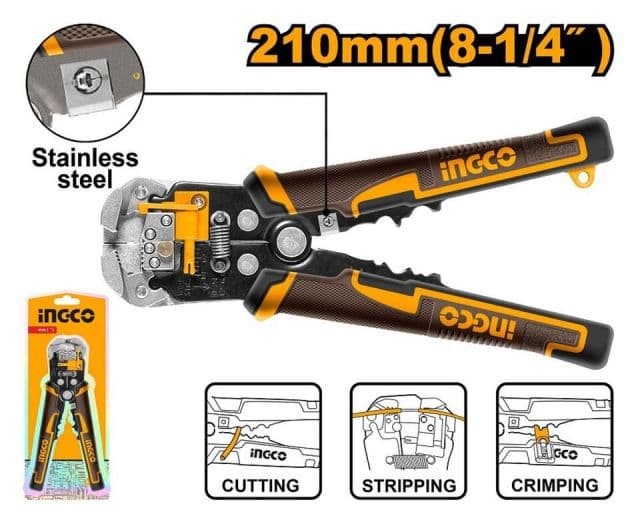 INGCO Kliešte automatické odizolovacie 210mm INGCO INDUSTRIAL KLC