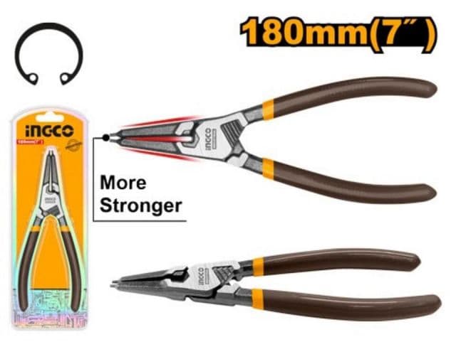 INGCO Kliešte na segerové krúžky 180mm vnútorné INGCO