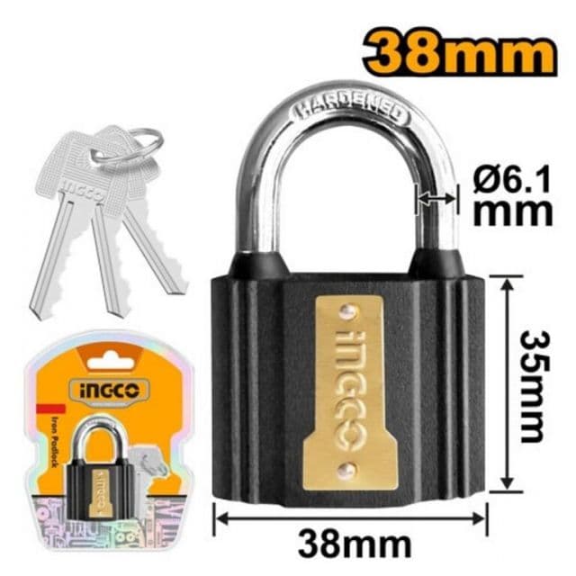 INGCO Zámok visiaci 38mm INGCO