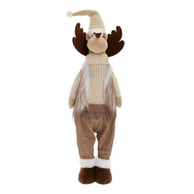 Kinekus Postavička sob stojaci 80 cm textil hnedý