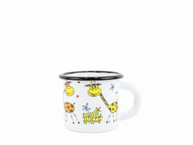 Kinekus Hrnček smaltovaný, 7cm/0,25l žirafa KLC