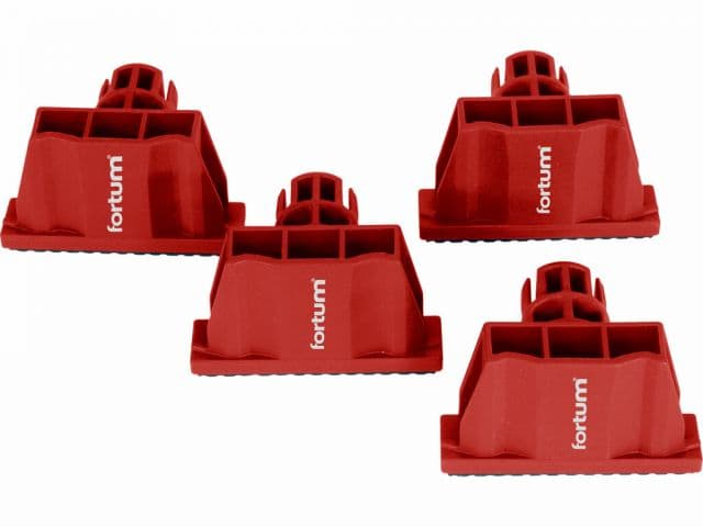 FORTUM Zarážky pre uchytenie materiálu pre pracovný stôl, 4ks, uchytenie 20mm
