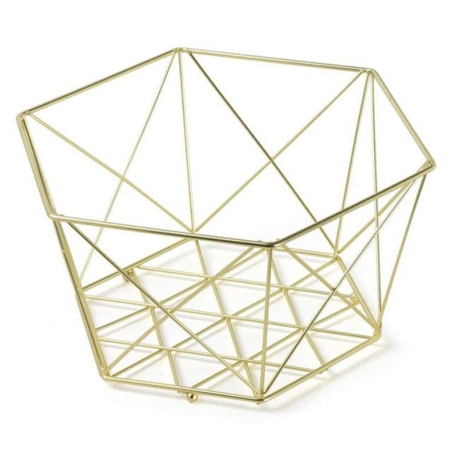 Kinekus Košík na ovocie DECOR 29cm zlatý