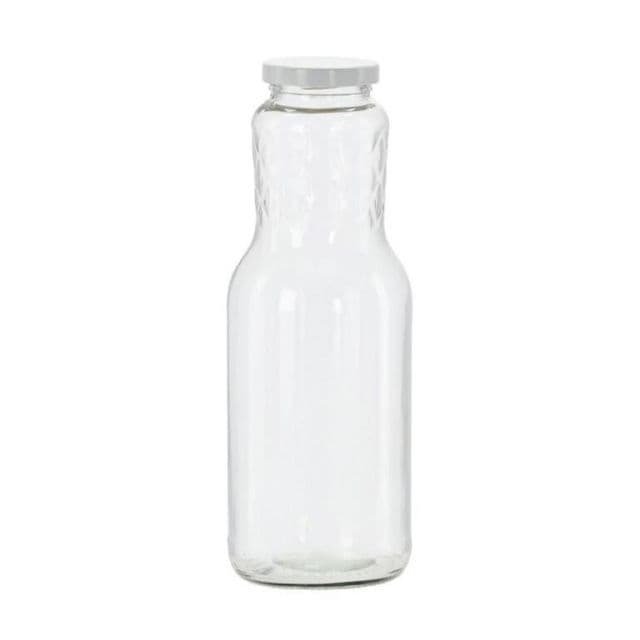 Kinekus Fľaša sklenená 1000ml s uzáverom