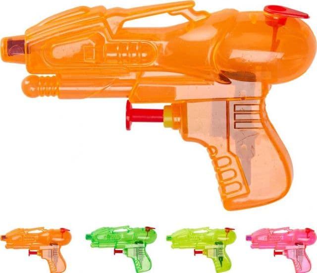 Kinekus Pištoľ vodná detská 10 cm sada 4 ks