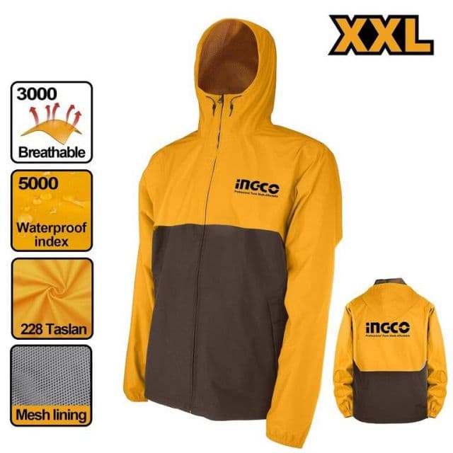INGCO Bunda nepremokavá INGCO, veľkosť XXL