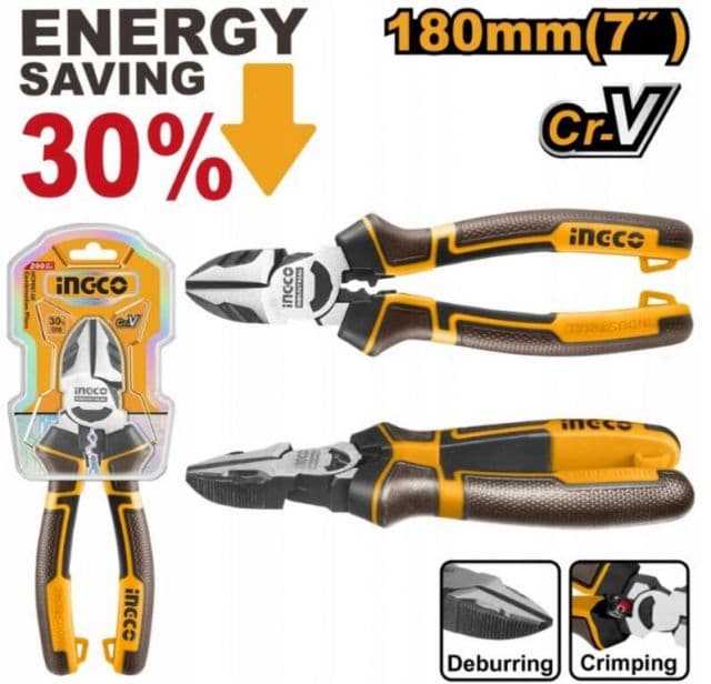 INGCO Kliešte štipacie bočné s dlhou pákou CrV 180mm INGCO Industrial