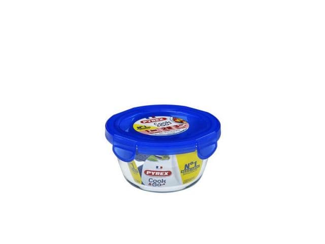 PYREX Dóza na potraviny s tesniacim vekom okrúhla, 15x8cm, 0,7L, sklo číre PYREX