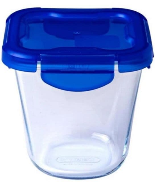 Kinekus Dóza na potraviny s tesniacim vekom, 12x12x12cm, 0,8L, sklo číre PYREX