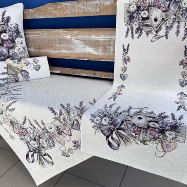 Kinekus Obrus gobelínový celoročný ZÁHRADNÁ ROMANTIKA, 100x100cm
