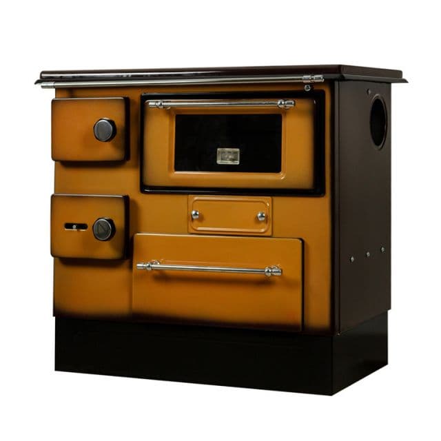 Kinekus Sporák Eco Deluxe R46, hnedý melír, pravý