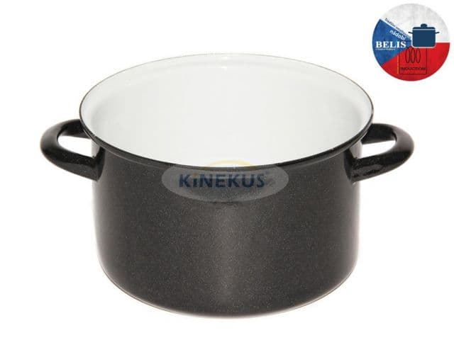 BELIS Hrniec smaltovaný bez pokrievky, 4,5L, priemer 22cm, STANDARD, BELIS