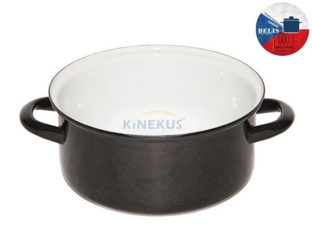 BELIS Kastról smaltovaný bez pokrievky 1,4l, 16cm, STANDARD Belis