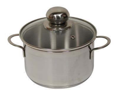 SSW Hrniec nerezový s pokrievkou, 3,6L, 20cm, CITY