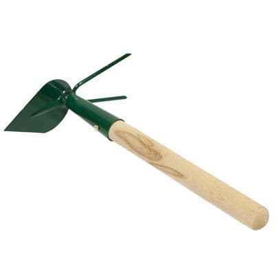 Kinekus Motyčka špicatá + 2 zubová, s násadou 55cm