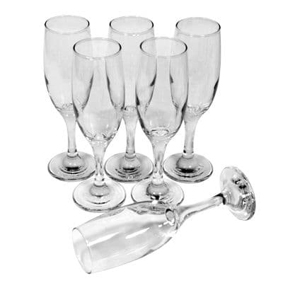 Kinekus Pohár na šampanské MISKET, 190ml, sada 6ks