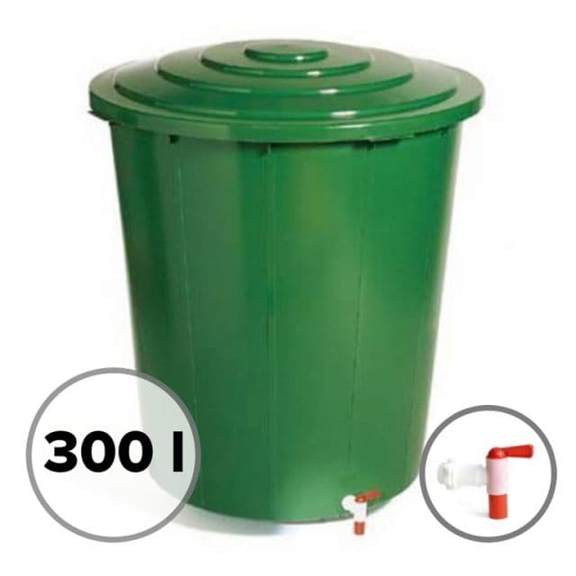 Kinekus Sud na vodu 300L, s ventilom a vekom, priemer 80cm