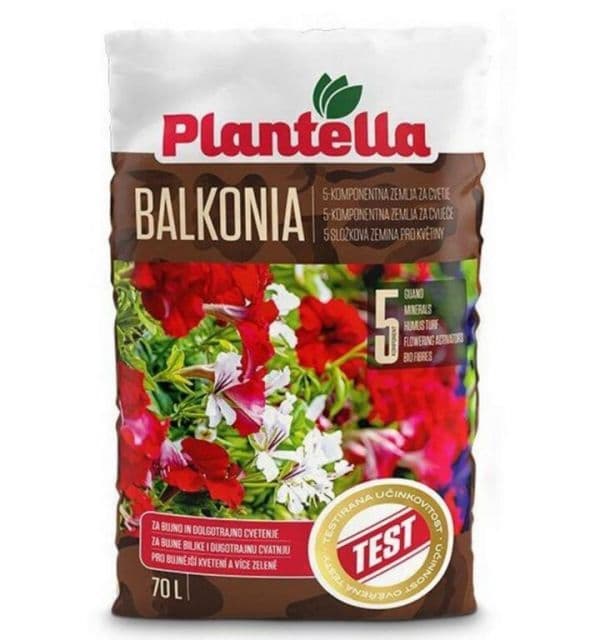 Kinekus Substrát pre balkónové a izbové rastliny, 70L, BALKONIA, s guánom