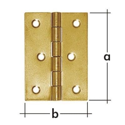 Kinekus Záves kĺbový 60x40x1mm, balenie 50ks