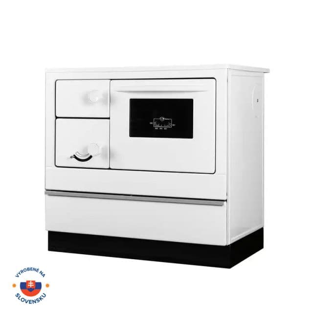 THORMA Sporák EKONOM 85/FIKO DeLuxe, 7kW, biely, pravý