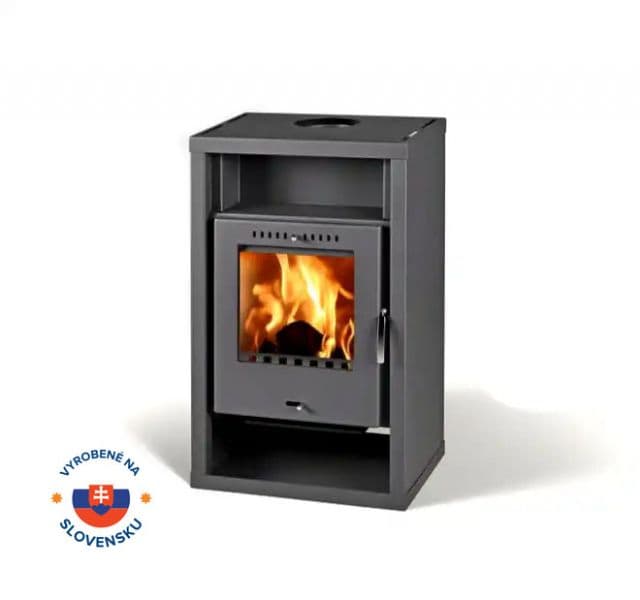 THORMA Krbové kachle HORBY, 7kW, čierne